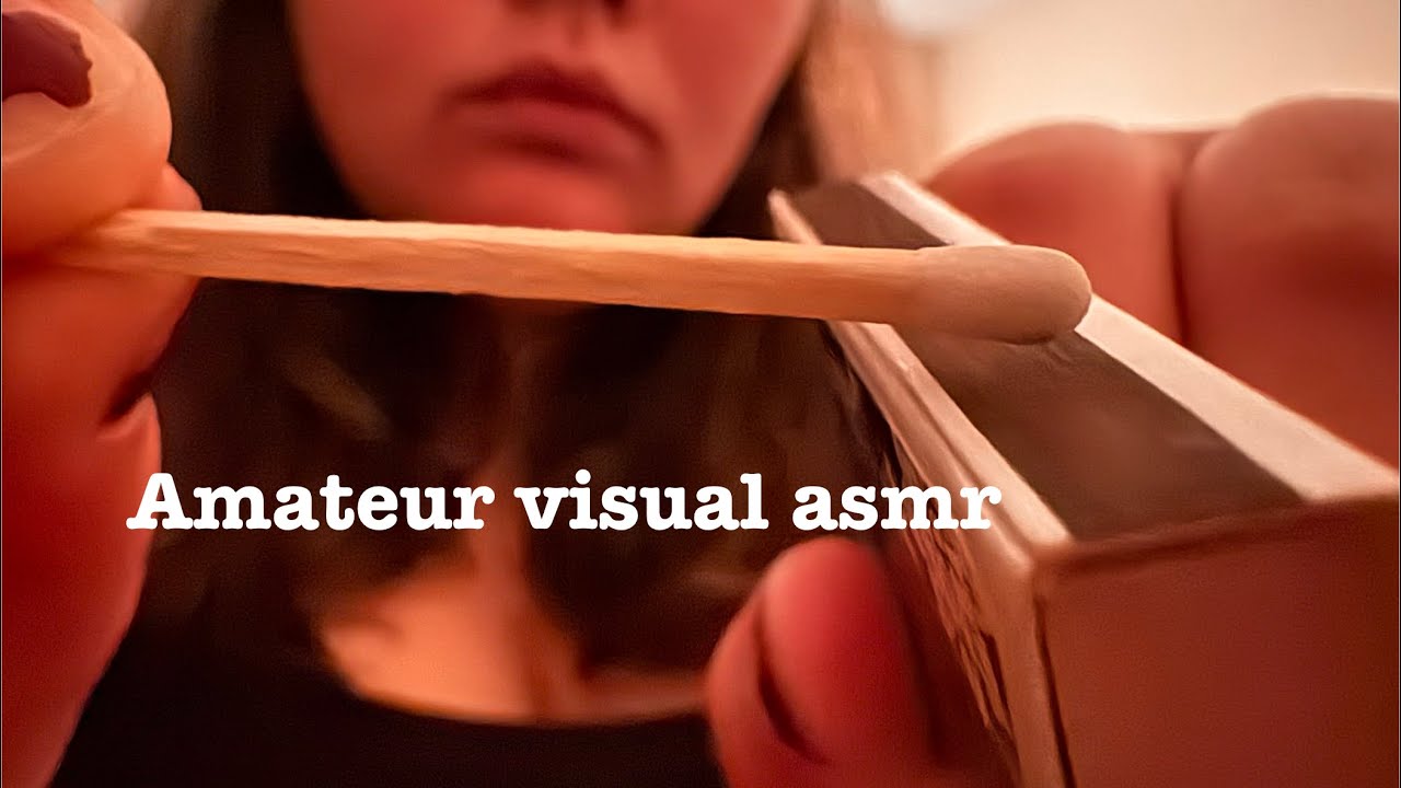 Amateur visual asmr ( visual asmr practice kinda, tried new stuff ...