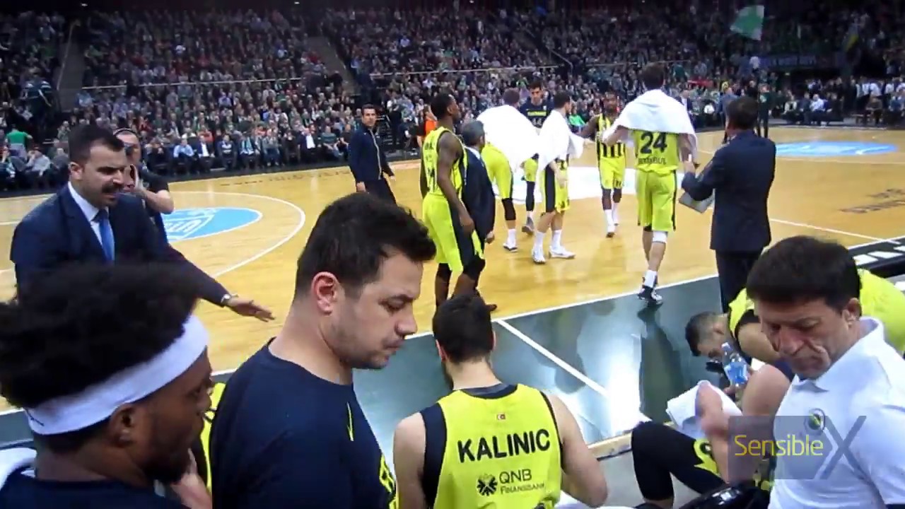 Zalgiris Kaunas 78-85 Fenerbahçe Doğuş | Period 4 | Salondan Görünümler