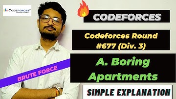 A. Boring Apartments | Codeforces Round #677 (Div. 3) | CODEFORCES