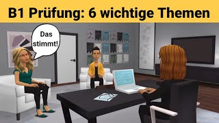 Mündliche Prüfung deutsch B1 | Gemeinsam etwas planen/Dialog | 6 wichtige Themen | sprechen Teil 3