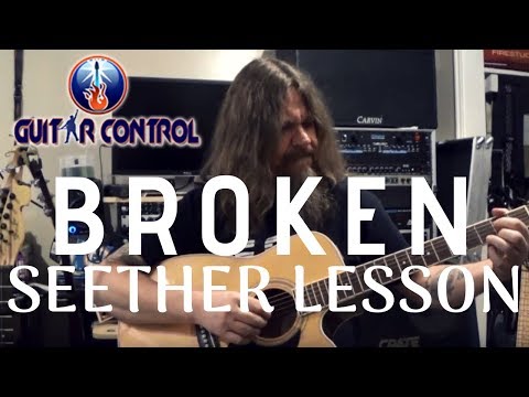 How To Play The Intro From "Broken" By Seether - Easy Acoustic Guitar Lesson For Beginners