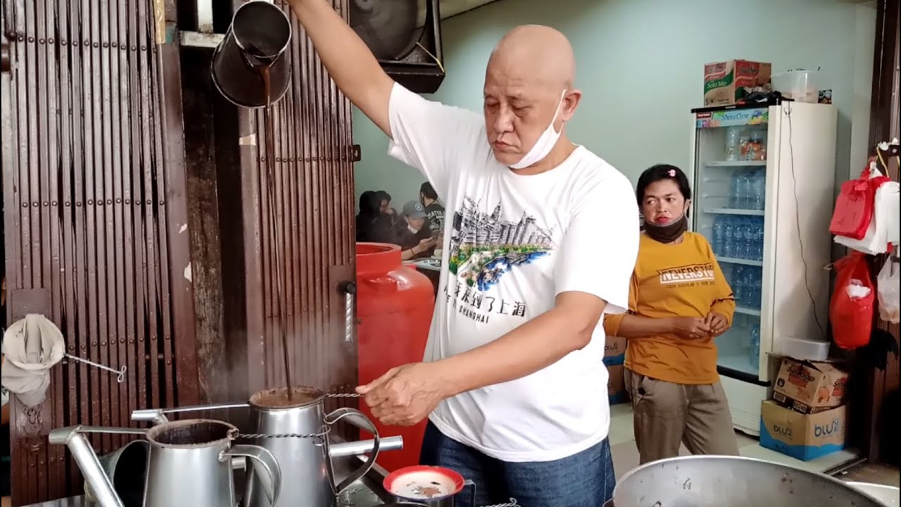 Traditional coffee shop in Indonesia | WARKOP ASIANG the legendary coffee shop