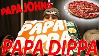 PAPA JOHNS NEW PAPA DIPPA & GARLIC SAUCE FLIGHT PACK (3 NEW SAUCES) REVIEW