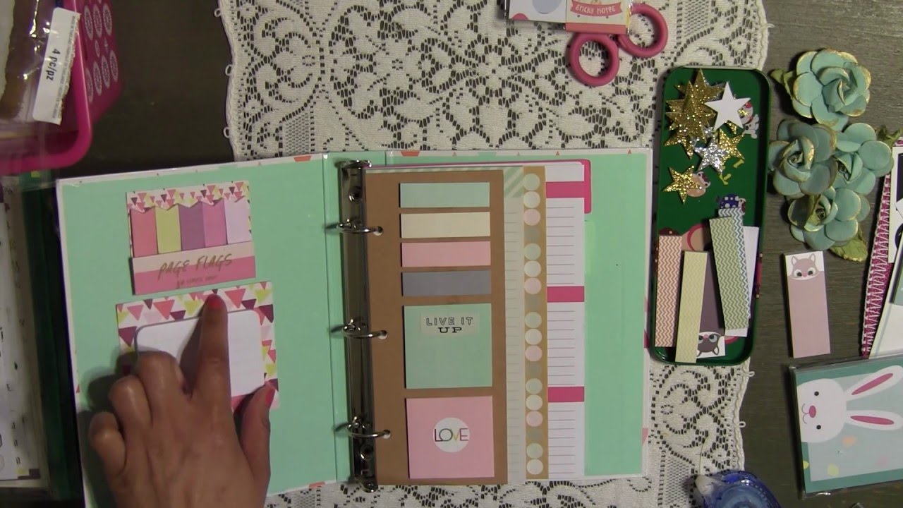 Planner Set Up - DIY - from Target Dollar Spot & Page Flag Booklet