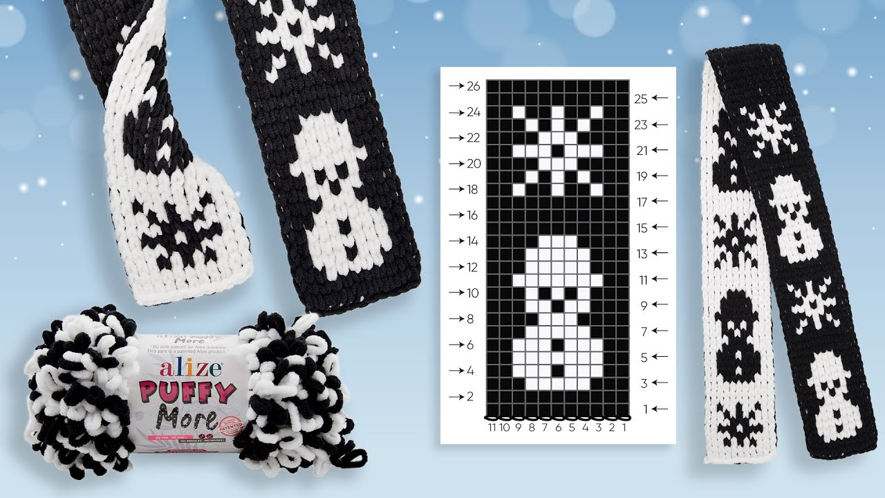 Alize Puffy More ile Kardan Adam Atkı