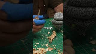 Top carving mistakes you didn’t even realize you were making… Part 1 🔥 #WoodCarvingTips #Mistakes