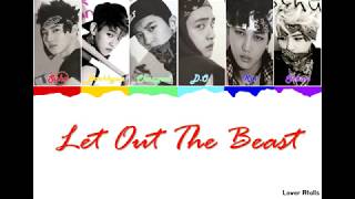 Exo엑소 - Let Out The Beast Lyrics Color Codedhanromeng