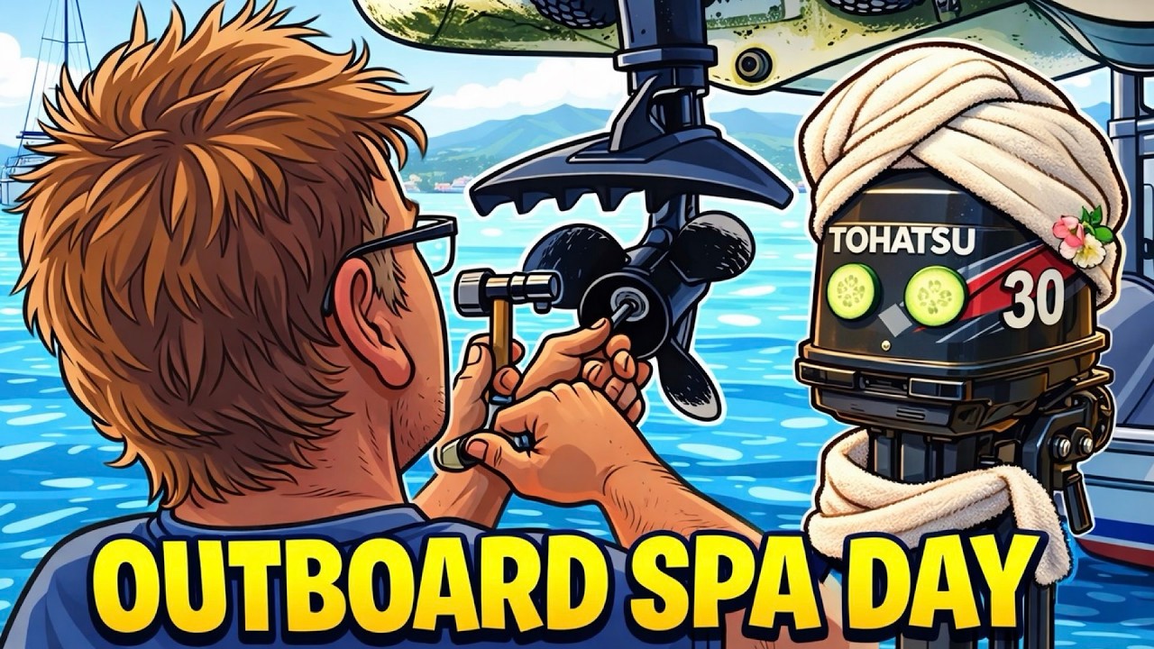 ⁣377: Dinghy Outboard Maintenance: Full Service, Impeller & Gear Oil (Step-by-Step)