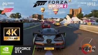 Forza Horizon 4 - 4K Benchmark - GTX 1650 SUPER - RYZEN 5 3500 - 30 FPS