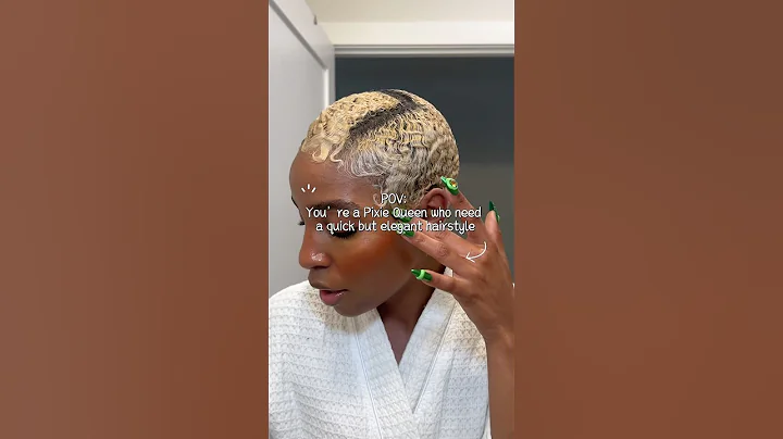 Finger waves on natural pixie! #pixiehairstyle #fingerwaves #naturalhair #pixiehaircut #pixiecut