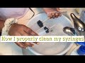 How I properly clean my syringes for my lip gloss business | Ley Nikole