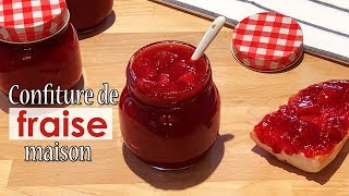 Confiture de fraises maison facile, rapide et allégée en sucre