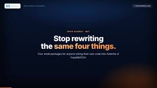 Four Open Source Packages for Asterisk and FreeSWITCH Developerstelephony toolkit