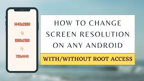 How to change screen resolution on Android 11 and above | With/Without root access 💯