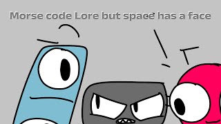 Morse code Lore but space has a face
