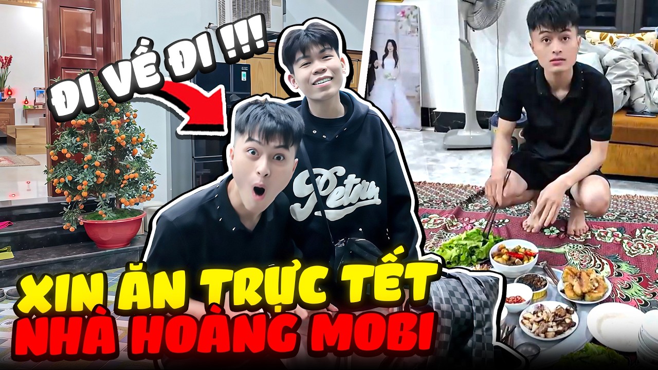 VANH | BỎ NHÀ ! , VƯỢT 100KM XIN ĂN TRỰC TẾT NHÀ 
