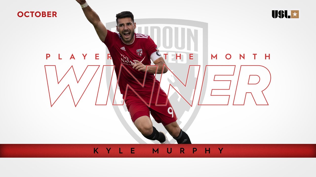 USL Championship Player Of The Month Winner October YouTube