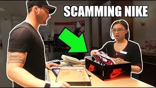 I RETURNED $10 OFF WHITE JORDANS FROM WISH TO NIKE!! (IT ACTUALLY WORKED..?