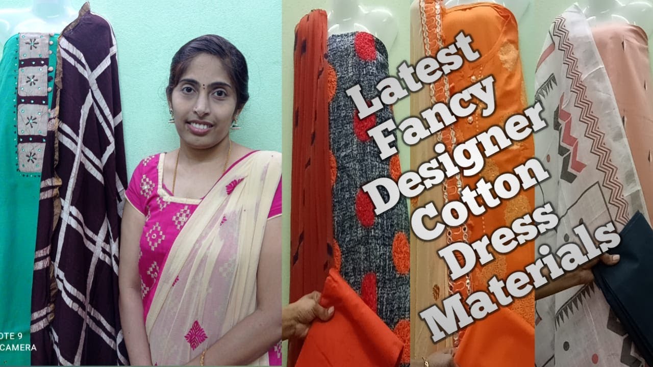 Latest Fancy Designer Dress Materials At low cost - YouTube
