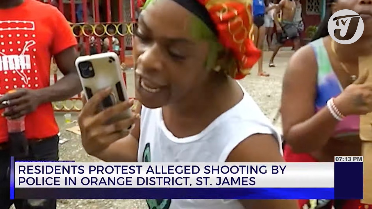 Residents Protest Alleged Shooting by Police in Orange District, St ...