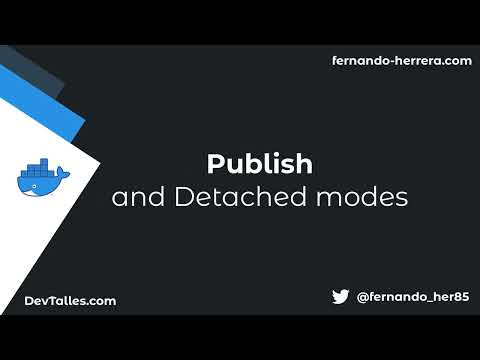 Docker - Publish and Detached modes