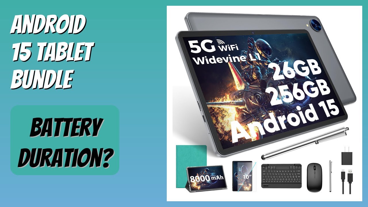 REVIEW (2026): Android 15 Tablet Bundle. Features. - YouTube