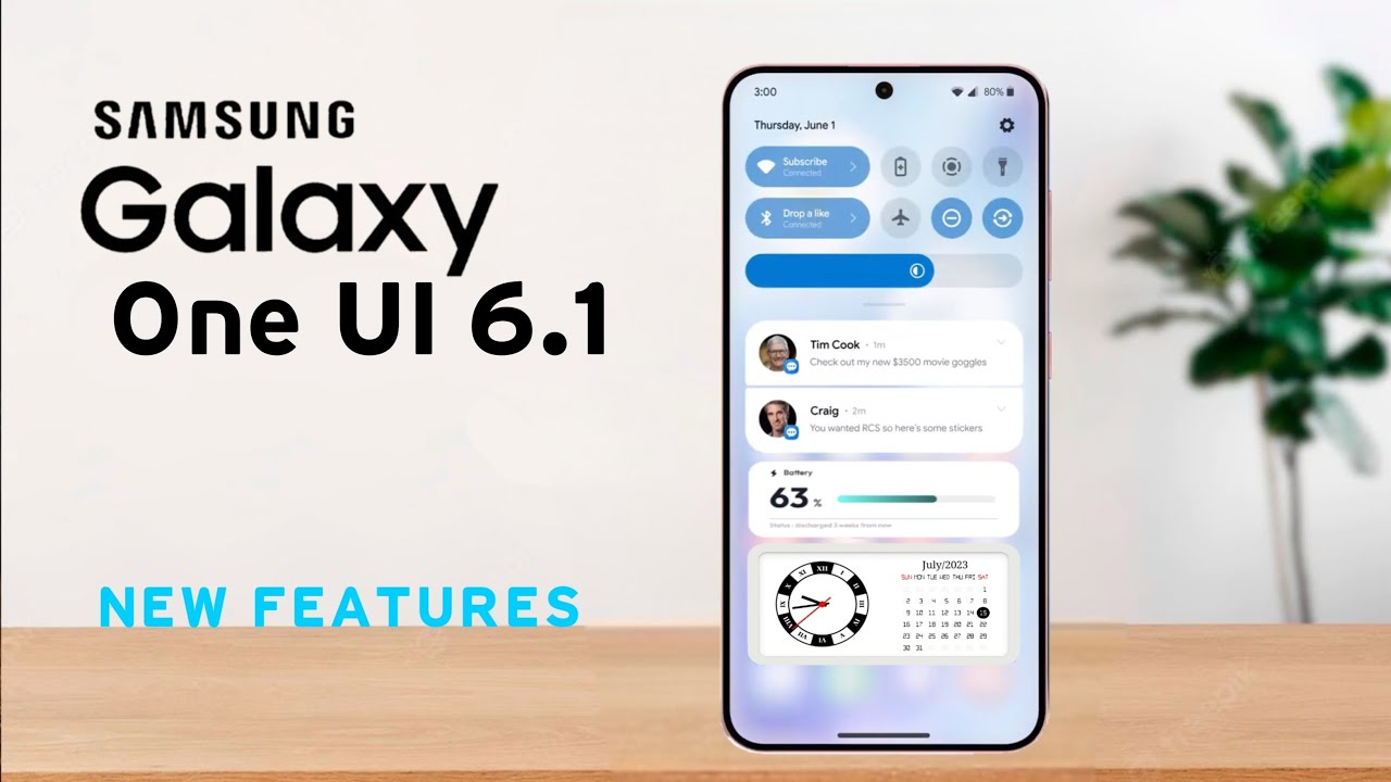 Samsung One Ui 6.1 : It's Official (7+ New Features) 🔥🔥🔥 - YouTube