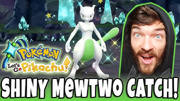 BEST SHINY MEWTWO LIVE REACTION! 587 Soft Resets + Masterball Catch Scene! Pokemon Let