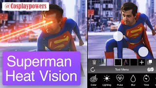 Superman Heat Vision [Werble Guest Tutorial - Cosplay Powers] screenshot 2