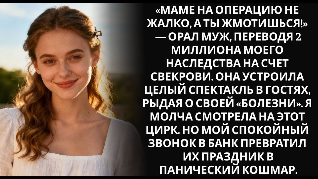 «На лечение мамы не жалко!» Муж забрал мое наследство и отдал свекрови, а я лишь улыбнулась