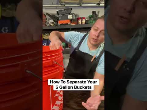 How to Unstick Two 5-Gallon Buckets