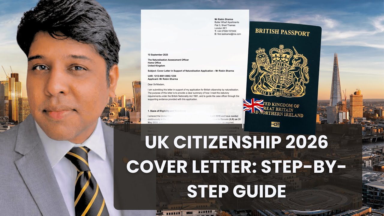 UK Citizenship Cover Letter: Guide That Helps Case Officers Approve Applications