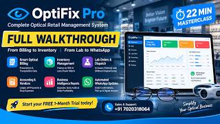 OptiFix Pro: The Ultimate Optical Store Management & POS Software (Full Demo) screenshot 2