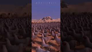 2,000 Goombas versus 20,000 Chickens 🤯 #battle #gaming #uebs2 #uebs