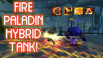 FIRE PALADIN HYBRID TANK! Ascension League 3 Leveling - Classless WoW-