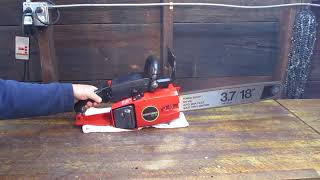 Vintage Craftsman 3.7 18" Power Sharp Chainsaw in AMAZING condition SEE it START & RUN!!