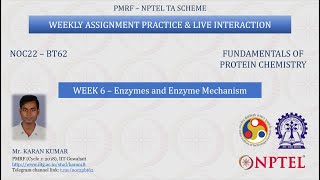 Week 6 Assignment Practice - "Enzymes & Enzyme Mechanism"