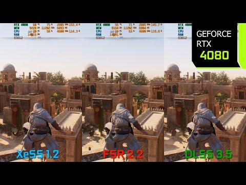 Assassin's Creed Mirage | 1440p XeSS 1.2 vs FSR 2.2 vs DLSS 3.5 Comparison | RTX 4080
