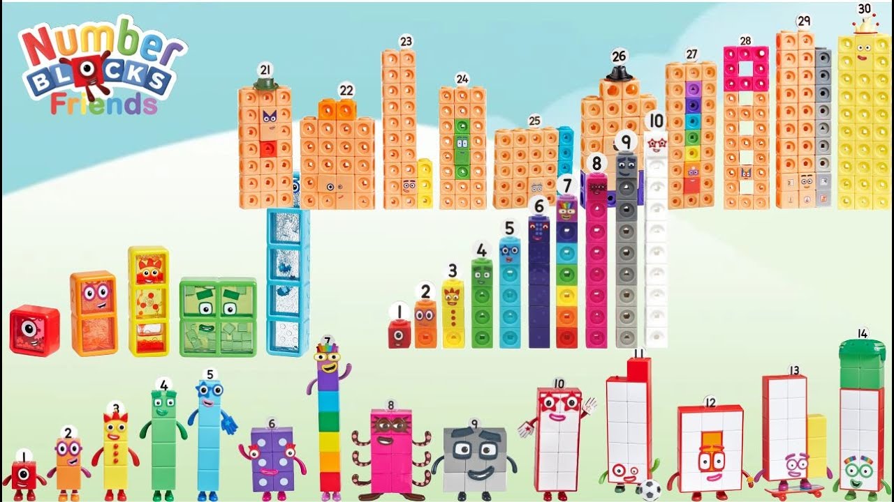 04:18 Minutes Compilation Unboxing Mathlink Cubes Numberblocks 1 100 ...