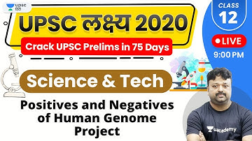 UPSC Lakshya 2020 | Science and Tech by Akhilesh Sir | Positives and Negatives of HGP