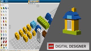 Cara Membuat LEGO | Lego Digital Designer | LEGO Classic | LDD | Mini house screenshot 5