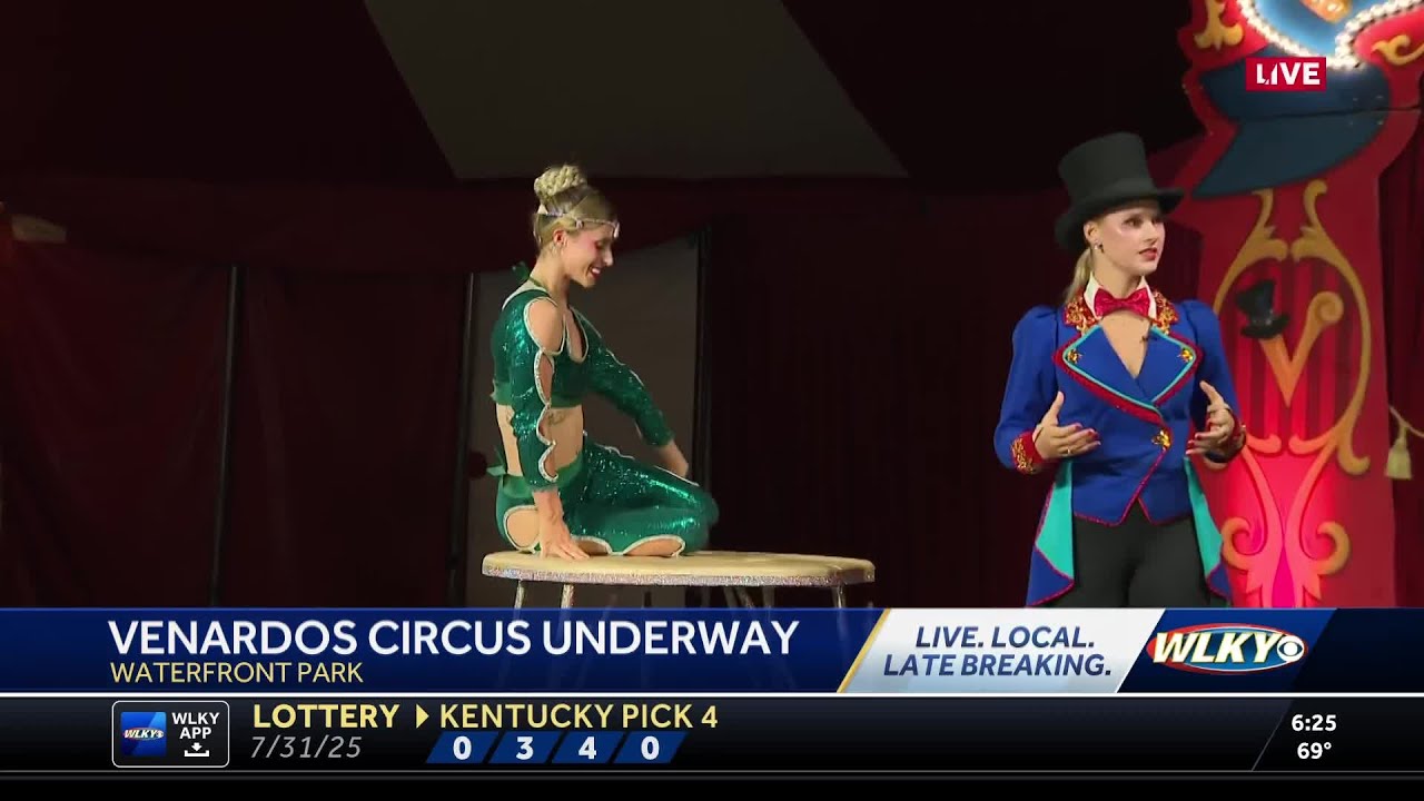 Under the big top with a Contortionist at Venardo's Circus