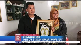 VIRAL! Menikah Dengan Mahar Sandal Jepit
