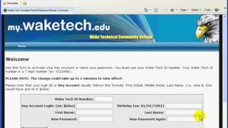 How To Activate my waketech edu
