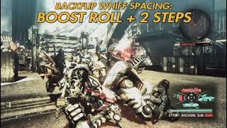 VANQUISH - Backflip Melee Whiff Spacing & Setup Example [Tech Tutorial]