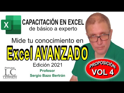 Mide tu conocimiento de EXCEL AVANZADO - Tomo 2021-IV - PROPOSICIÓN