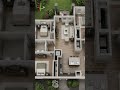 Modern Three Bedroom Apartment Floor Plan Design 🏡✨ #3dfloorplan