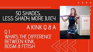 Kink Q&A, Q1: What's the difference between BDSM, kink & fetish? -  Kalyss Mercury, Nyt Festivalen