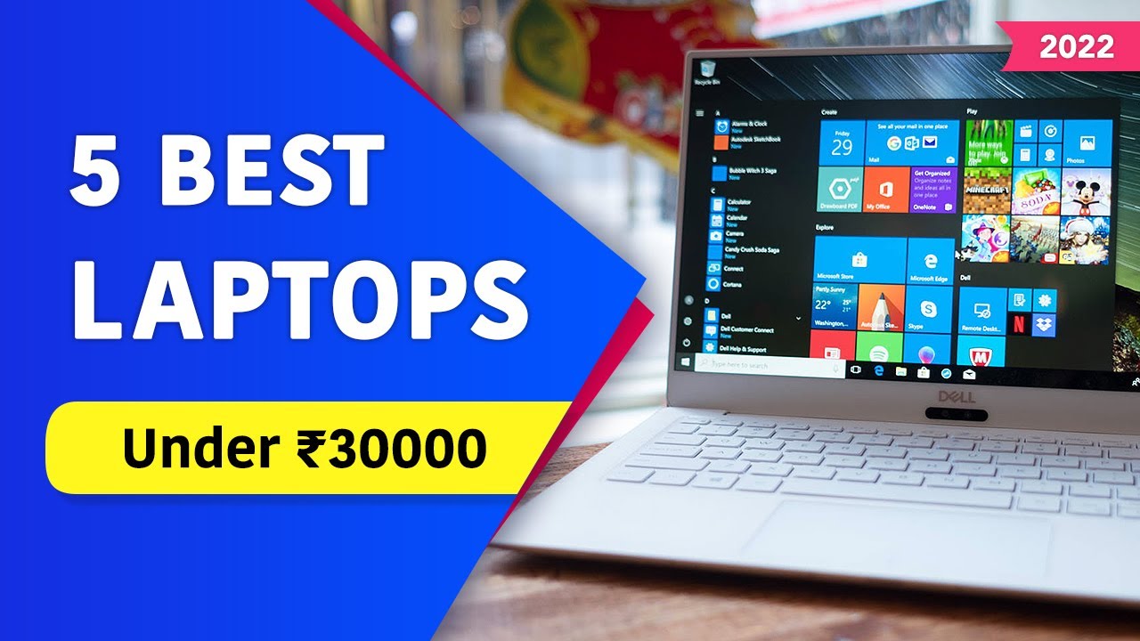 Best Laptops Under ₹30000 🔥 in 2022 // Top 5 Best Laptop For Students