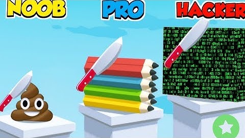 NOOB vs PRO vs HACKER at Slice It All!